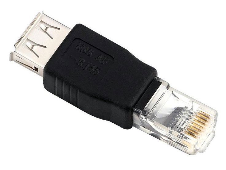 POWERTECH αντάπτορας RJ45 σε USB 2.0 female  815