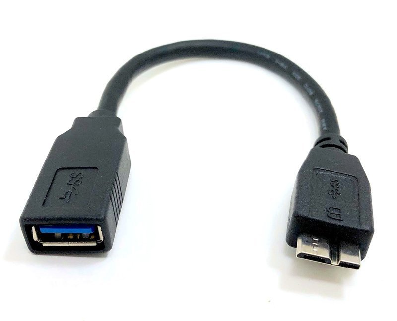 POWERTECH αντάπτορας USB σε Micro B USB , 5Gbps, 0.3m, μαύρος 5363