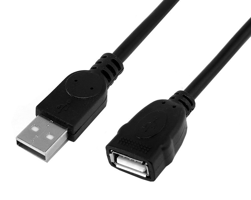 POWERTECH καλώδιο προέκτασης USB , 480Mbps, 1.5m, μαύρο, 10τμχ 7662