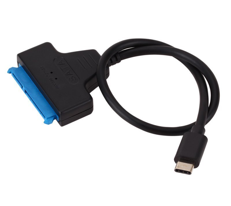 POWERTECH καλώδιο σύνδεσης HDD/SSD , USB-C σε SATA 6Gbps, μαύρο 4778