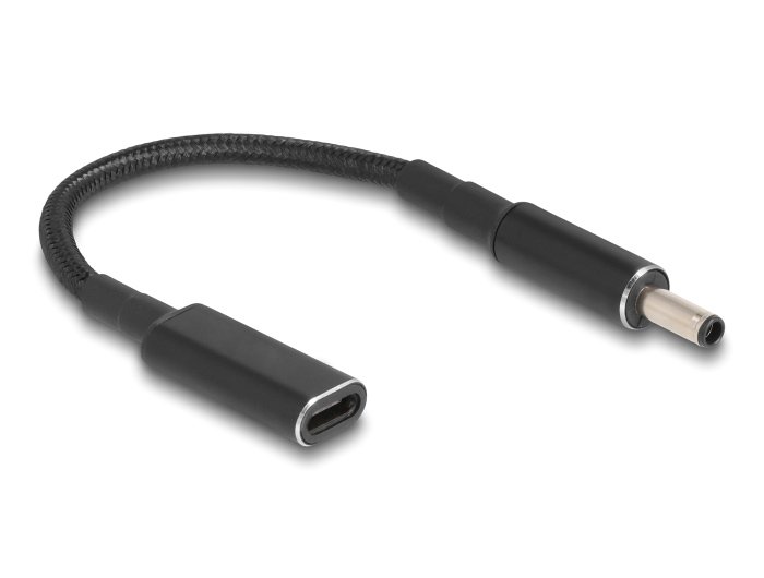 POWERTECH καλώδιο τροφοδοσίας , USB-C σε Dell 4.5x3.0mm, μαύρο 4954