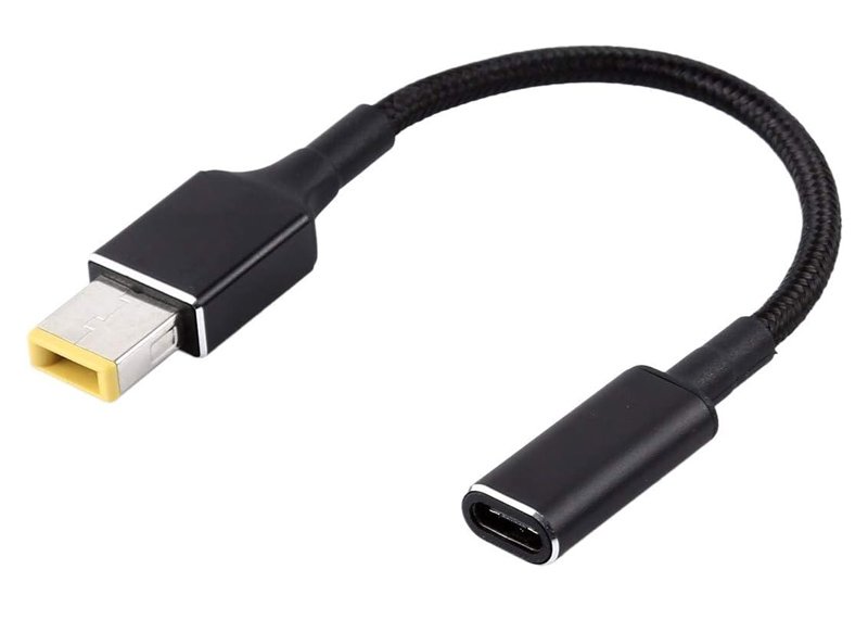 POWERTECH καλώδιο τροφοδοσίας , USB-C σε slim tip Lenovo, μαύρο 5445
