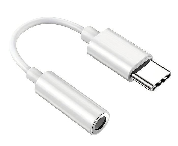 POWERTECH αντάπτορας USB-C σε 3.5mm , λευκός 7606