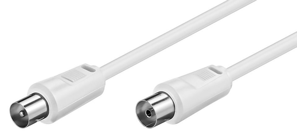 POWERTECH καλώδιο κεραίας RF αρσενικό - RF θηλυκό , λευκό, 10m 576