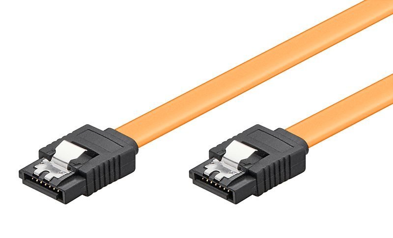 POWERTECH Καλώδιο SATA III 7-pin σε 7-pin , Metal Clip, 0.4m 932