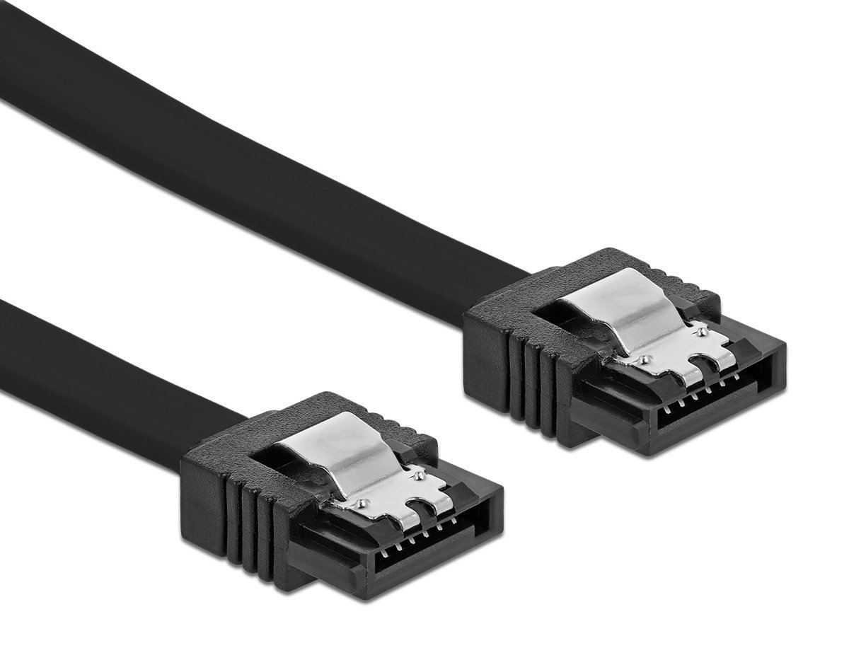 POWERTECH καλώδιο SATA III 50, 6 Gb/s, 0.50m, μαύρο 8921