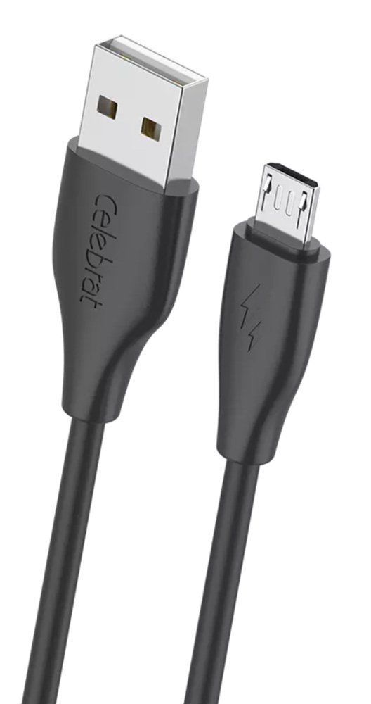 CELEBRAT καλώδιο micro USB σε USB , 3A, 480Mbps, 1m, μαύρο 7860