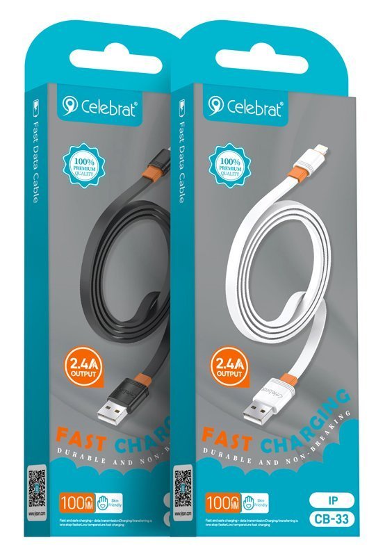 kalodio Lightning se USB L, flat, 2.4A, 1m, mayro 5698 1m