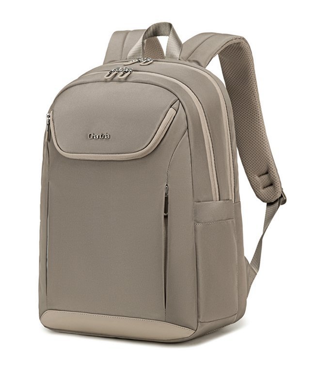 CHANTRIA γυναικεία τσάντα πλάτης  με θήκη laptop 15.6", 20.2L, χακί 7015