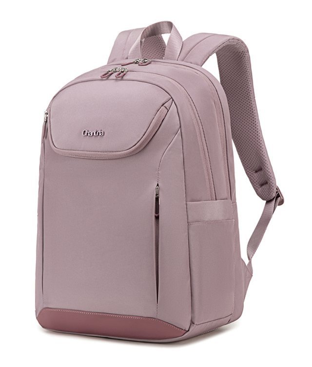 CHANTRIA γυναικεία τσάντα πλάτης  με θήκη laptop 15.6", 20.2L, μωβ 7016