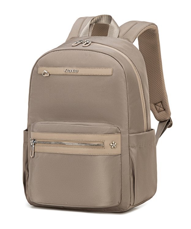 CHANTRIA γυναικεία τσάντα πλάτης  με θήκη laptop 14", 14.3L, χακί 7022