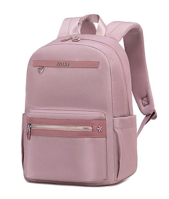 CHANTRIA γυναικεία τσάντα πλάτης  με θήκη laptop 14", 14.3L, μωβ 7023