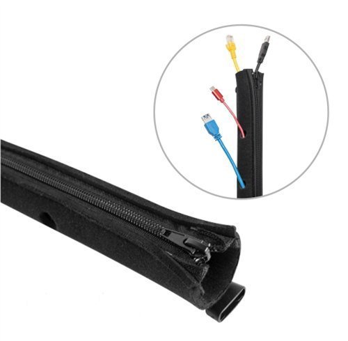 BRATECK κάλυμμα καλωδίων τύπου Flex Wrap , με φερμουάρ, Φ30cm x1m 1383