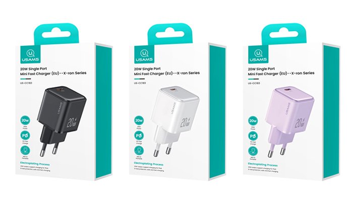 fortistis toichoy US-, USB-C thyra exodoy, 20W PD, mov 6069 1
