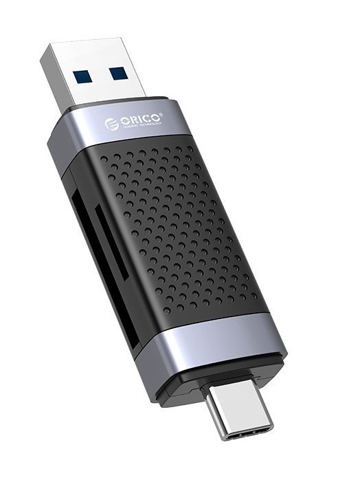 ORICO card reader  για SD & Micro SD, USB-C & USB 3.0, μαύρο 3831
