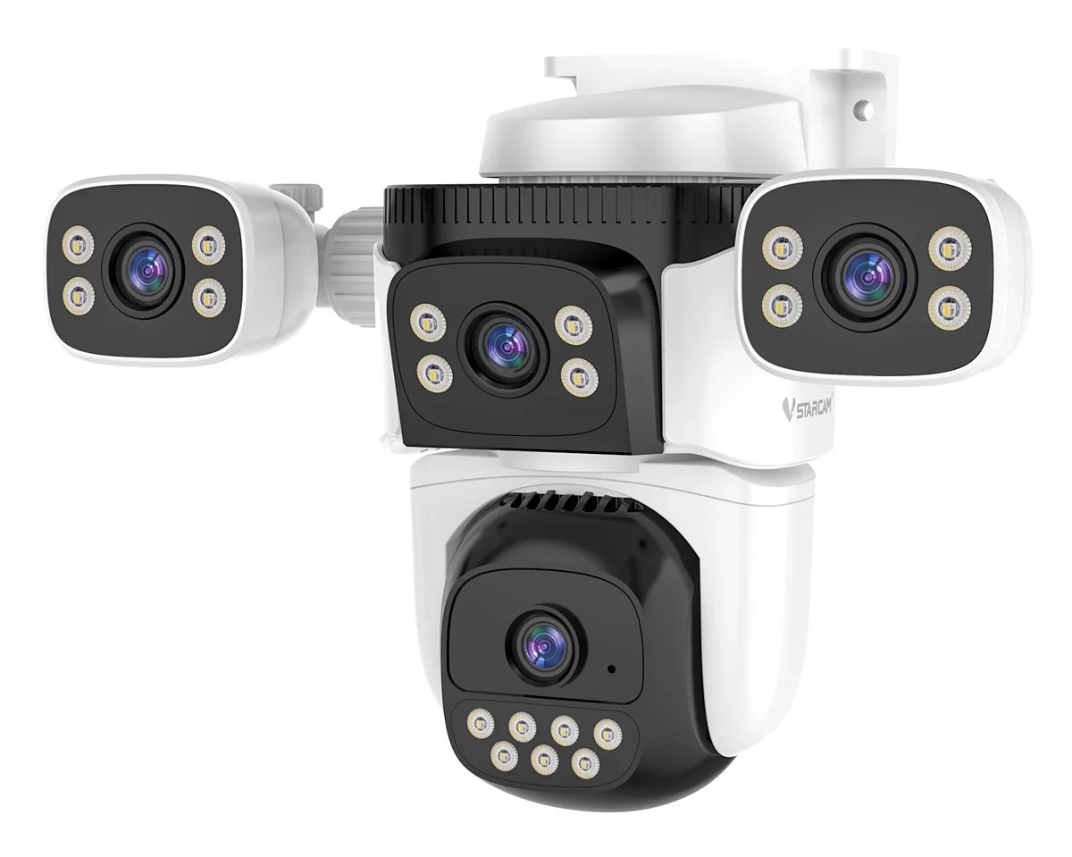 VSTARCAM smart κάμερα , four-lens, 2MP, WiFi, SD, PTZ, IP66
