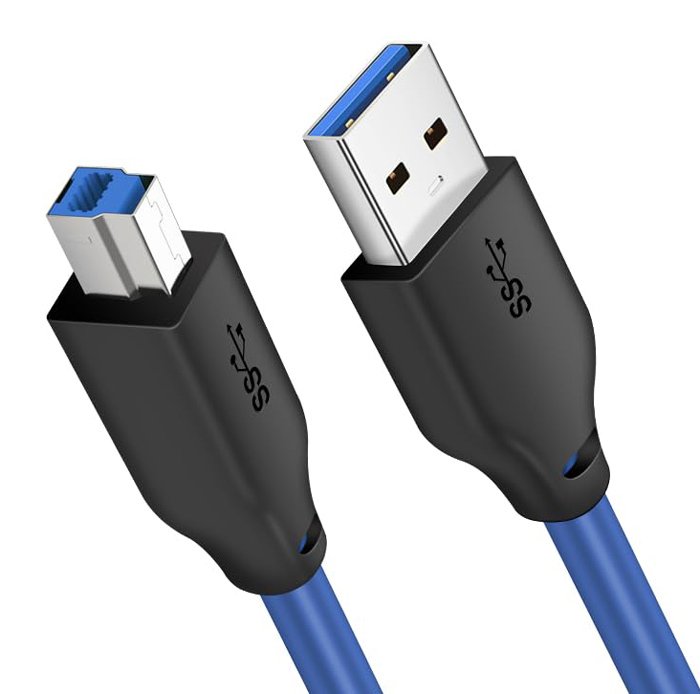 CABLETIME καλώδιο USB σε USB Type B , 5Gbps, 2m, μπλε 5267