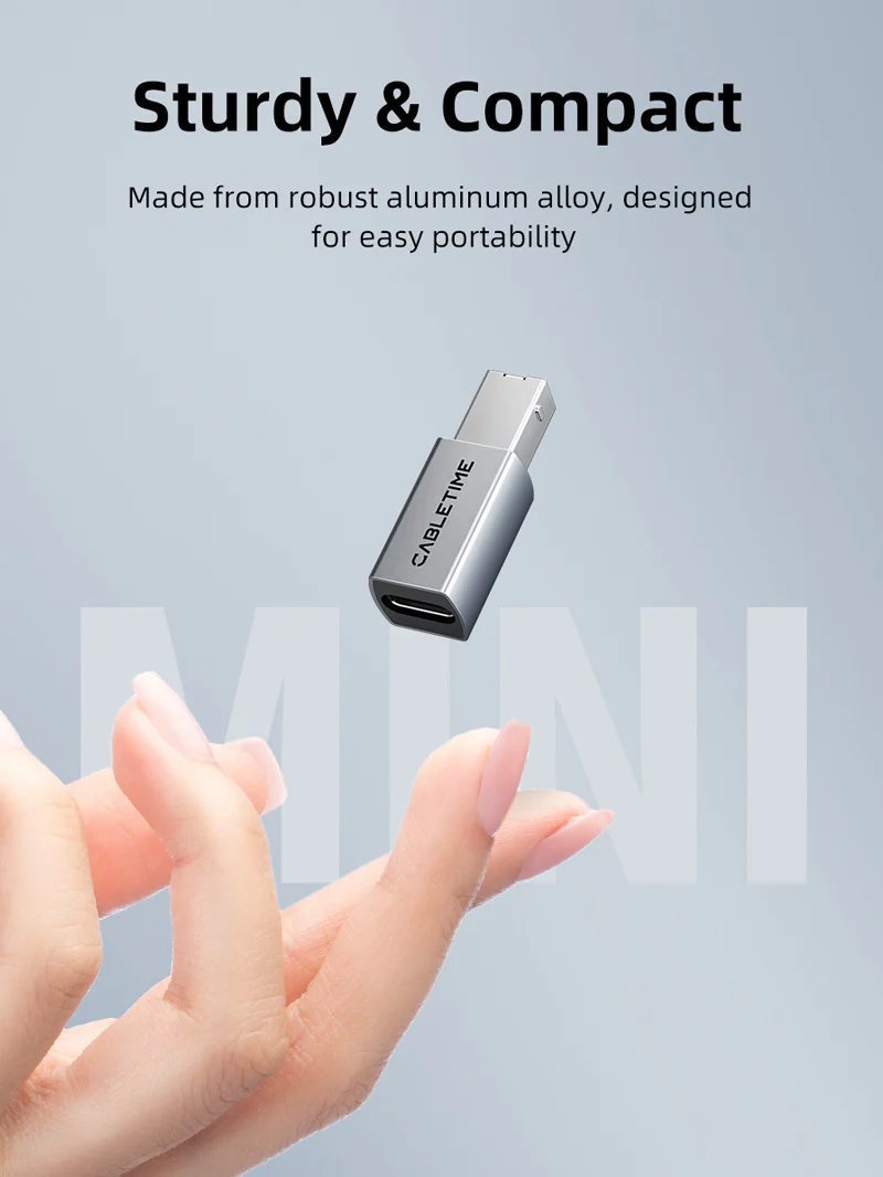 antaptoras USB-C se USB Type B, 480Mbps, gkri 9421 USB Type-B