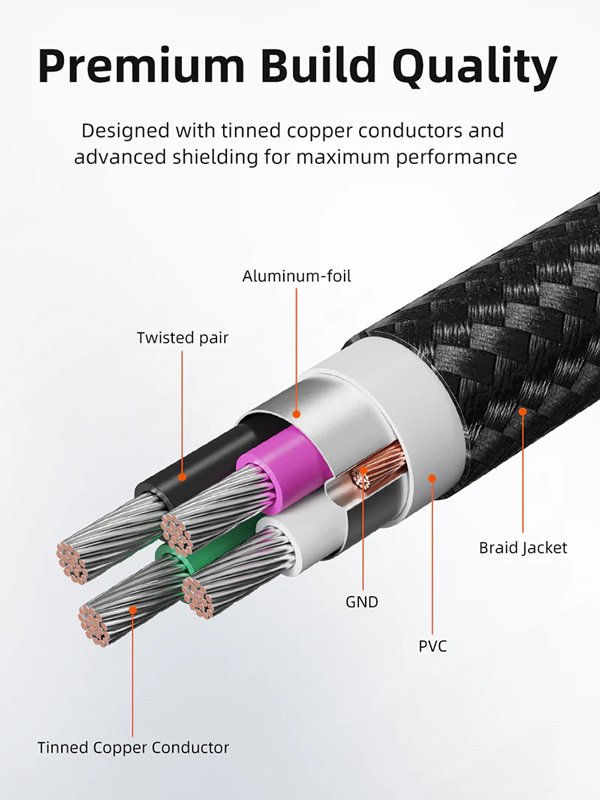 kalodio USB-C se USB Type B, 480Mbps, 1m, mayro 9426 1m