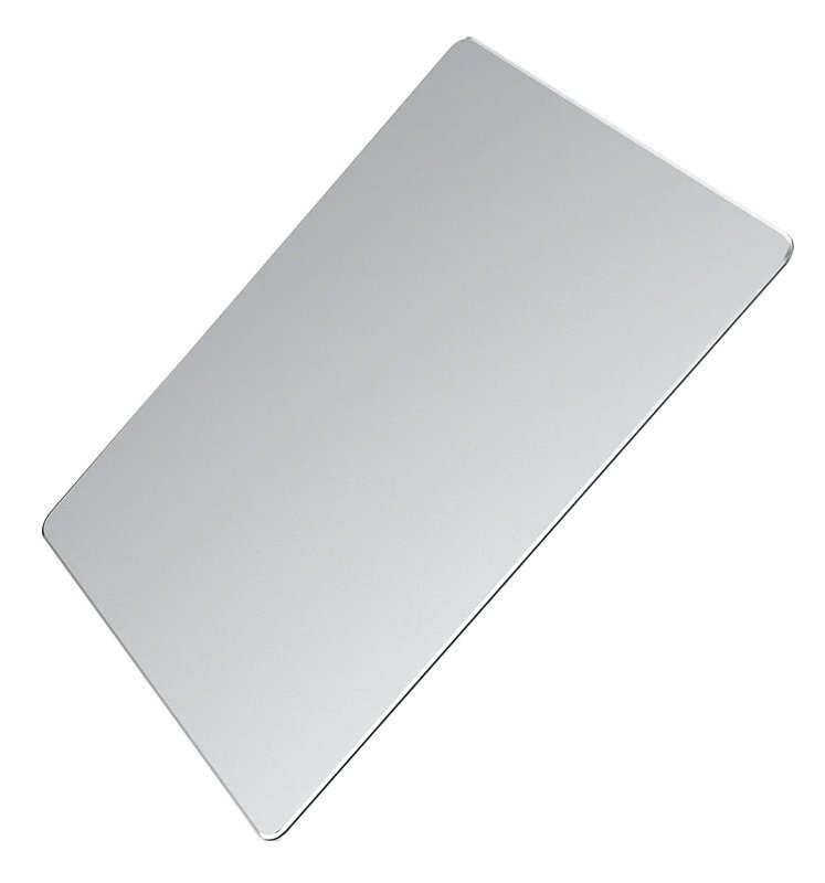CABLETIME μεταλλικό mouse pad , 246x202x2mm, ασημί & μαύρο 3468