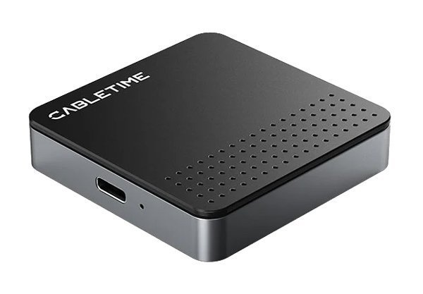 CABLETIME θήκη για M.2 NVME SSD , μαγνητική, 10Gbps, γκρι 8502