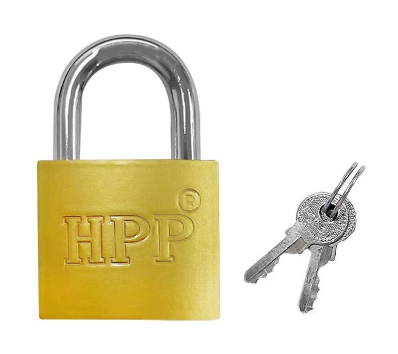HPP λουκέτο πέταλο με κλειδί , 20mm, μεταλλικό 8240