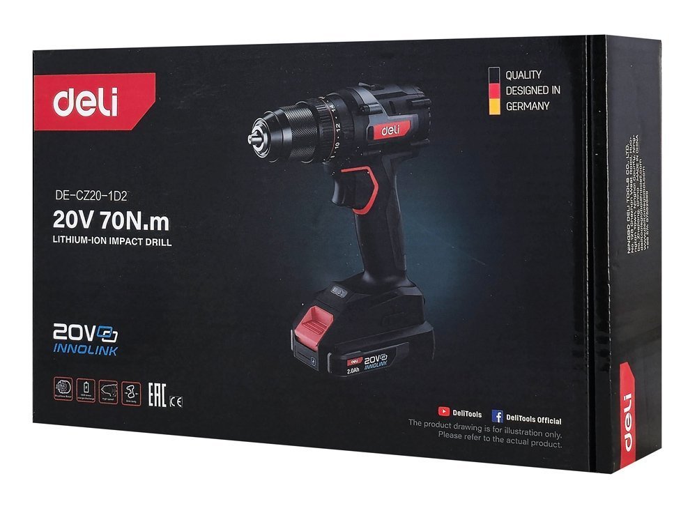 kroystiko drapanokatsavido mpatarias, Brushless, 20V, 2x 2Ah, 70N.m 8730 Drapanokatsavido 5