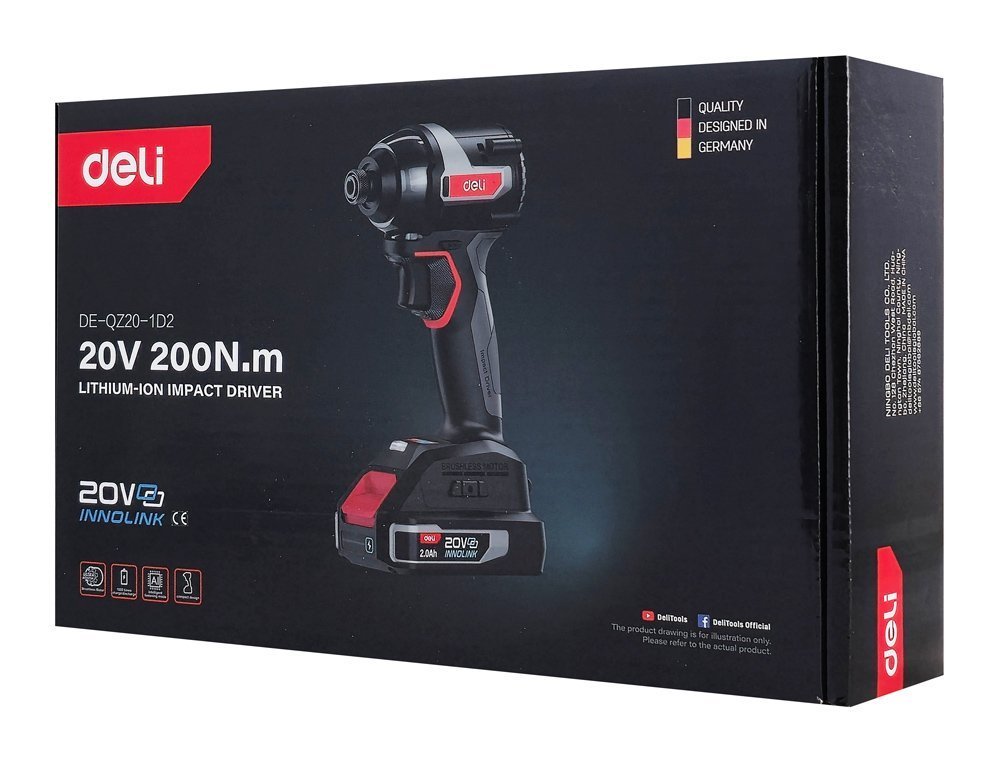 palmiko katsavidi mpatarias, Brushless, 20V, 2x 2Ah, 200N.m 8731 Drapanokatsavido 4