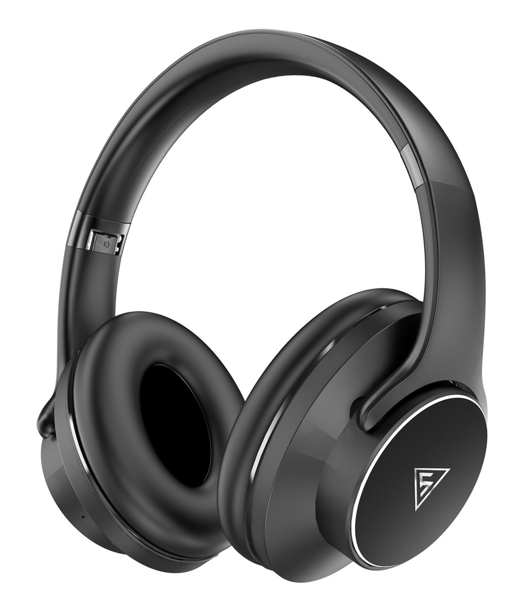 DOQAUS headphones  1, ασύρματα & ενσύρματα, Φ40mm, 600mAh, μαύρα 8101