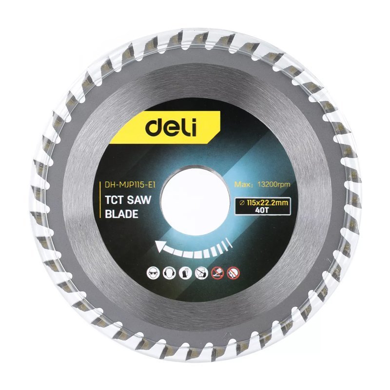 DELI δίσκος κοπής ξύλου , 40 δόντια, 115mm, 13200rpm 4548