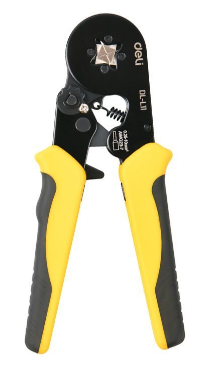 DELI πρέσα ακροδεκτών καλωδίων , διατομής 0.25-10mm², 180mm 8662