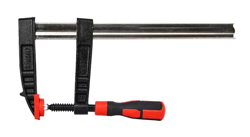 DELI σφιγκτήρας τύπου F με μέγιστο άνοιγμα 300mm, heavy duty, μαύρος 7142