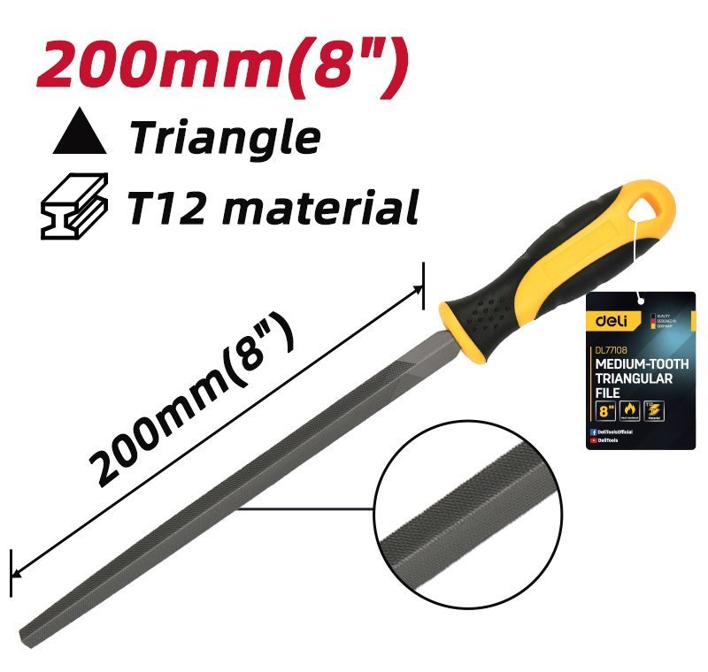 lima trigoniki me antiolisthitiki lavi, metalloy, 200mm 175 Lima 2