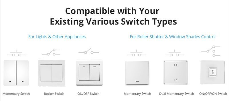 SONOFF smart διακόπτης Lite, 2-Gang, Wi-Fi, 15A, λευκός 3415 - Image 3