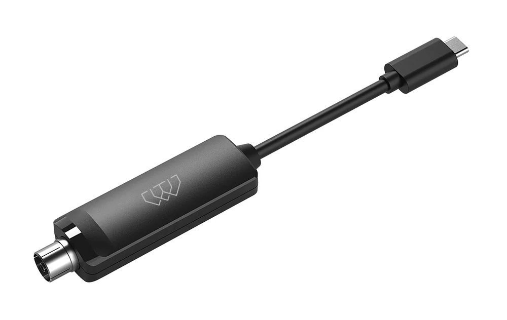 HOMATICS δέκτης κεραίας  για TV Box, DVB-T2, USB-C, μαύρος 7053
