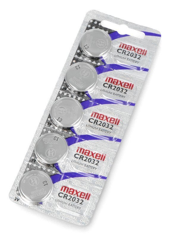MAXLL Μπαταρία λιθίου CR2032, 3v, 5τμχ 9812