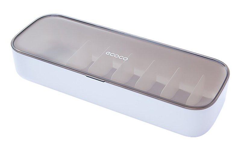 ECOCO κουτί οργάνωσης καλωδίων  με ταινία τύπου velcro, λευκό 5694
