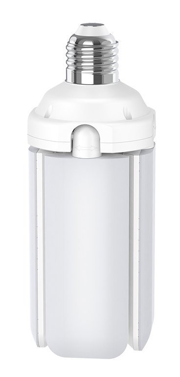 POWERTECH LED λάμπα , 4x αναδιπλούμενα πτερύγια, 52W, 4000K, E27 3253 - Image 3