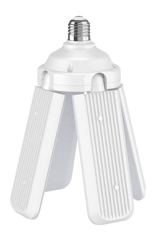 POWERTECH LED λάμπα , 4x αναδιπλούμενα πτερύγια, 52W, 4000K, E27 3253 - Image 2