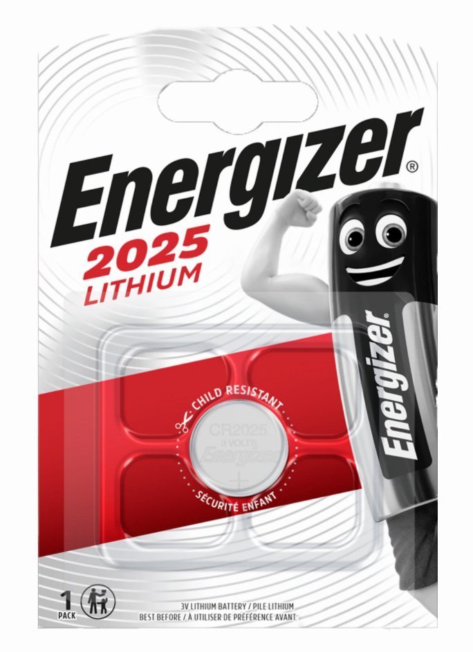 NRGIZR μπαταρία λιθίου CR2025, 3V, 1τμχ 4413
