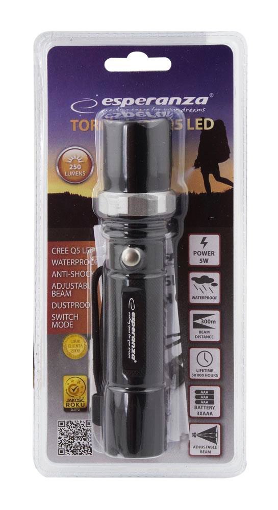 Fakos Sirius, Cree Q5 LED, 5W, 250 lumens, mayros 1236 0 2