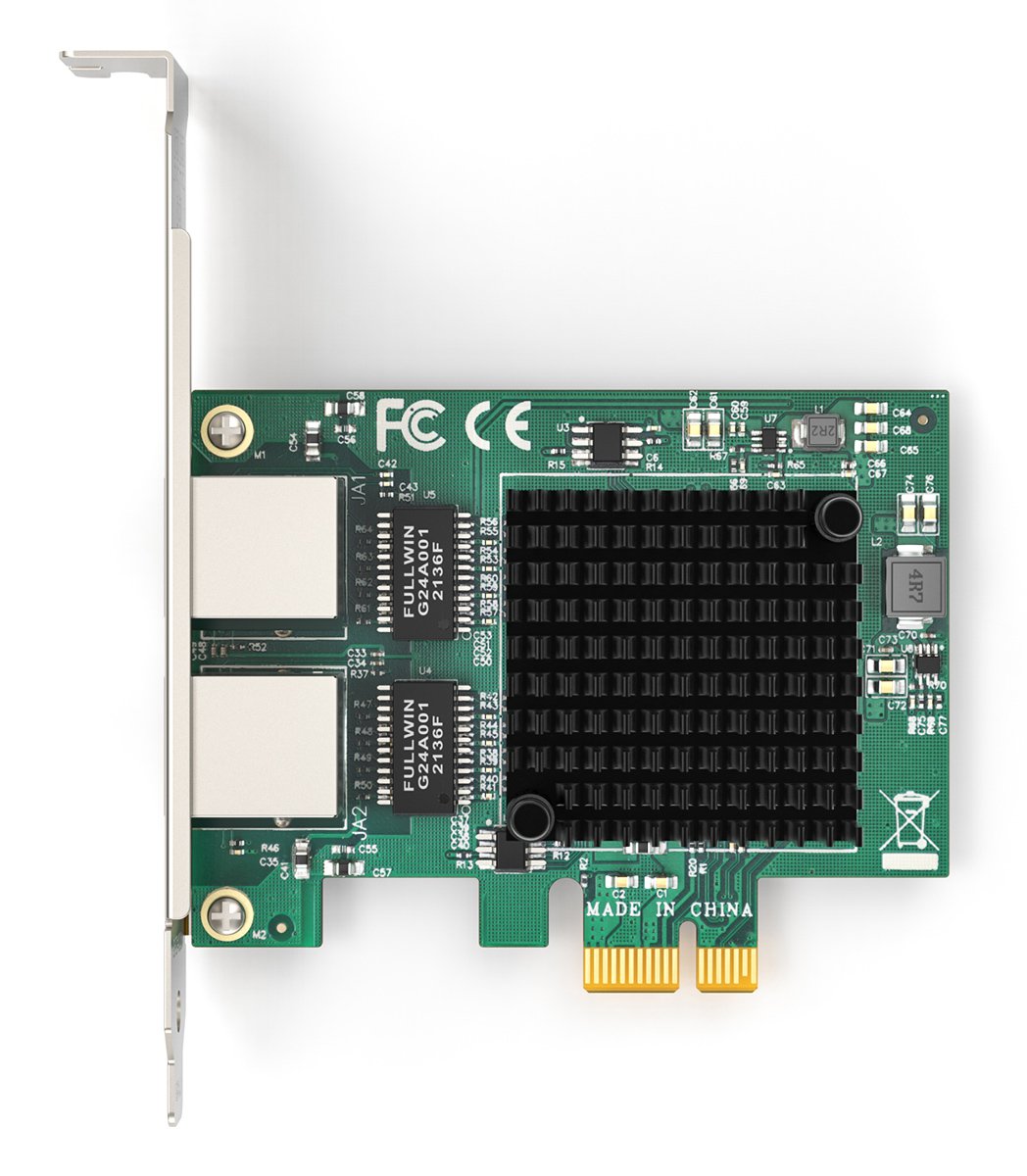 EDUP κάρτα επέκτασης δικτύου PCIe σε 2x RJ45 , 1000Mbps 8768 - Image 2