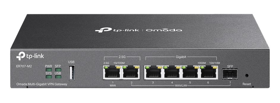TP-LINK multi-gigabit VPN router , 6x Ethernet port & 1x SFP port, έως 2.5Gbps, Ver. 1.20