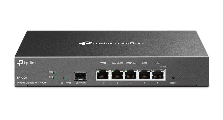 TP-LINK Gigabit VPN Router , 5x Gigabit & 1x SFP port, Ver. 1.0 3701
