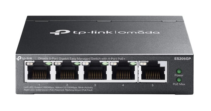 TP-LINK easy managed switch , 5x Gigabit θύρες, PoE+, V1.0