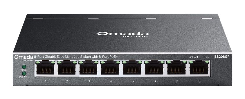 TP-LINK easy managed switch , 8x Gigabit θύρες, PoE+, V1.0