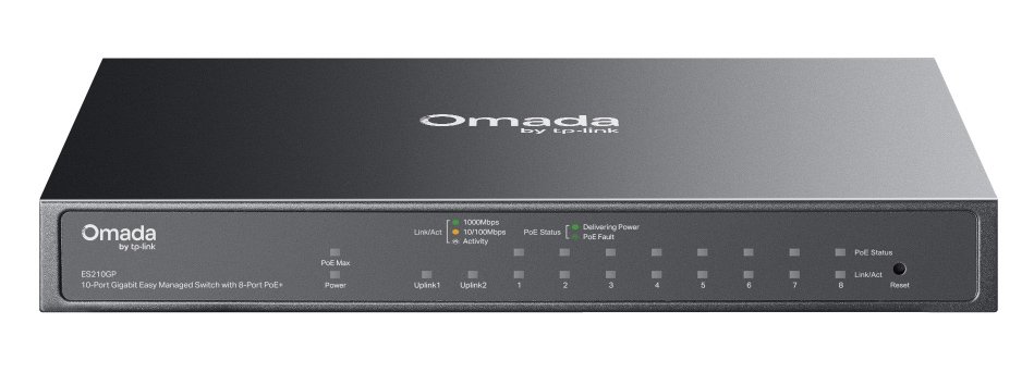 TP-LINK easy managed switch , 10x Gigabit θύρες, PoE+, V1.0