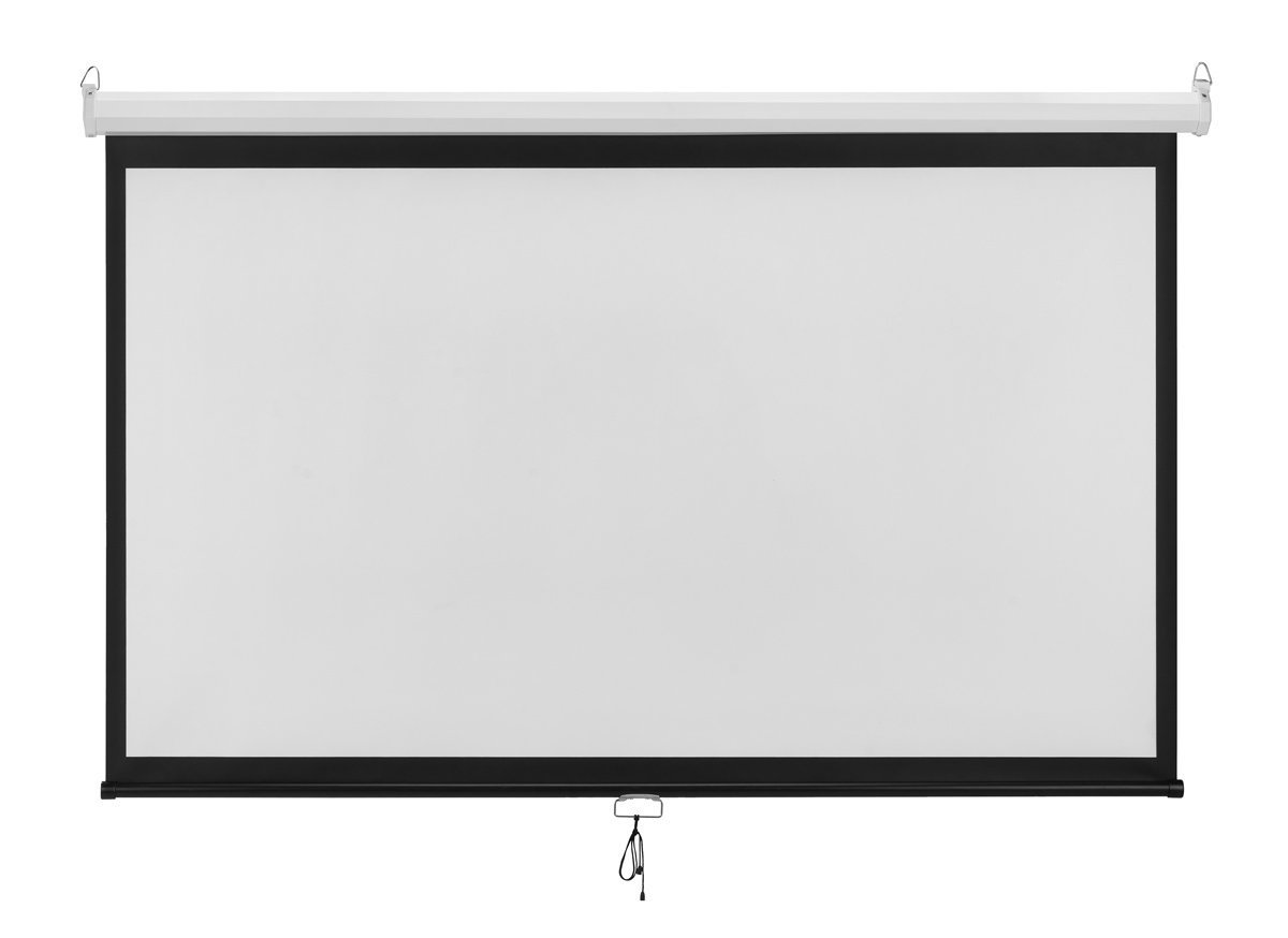 BRATECK οθόνη προβολής projector τοίχου/οροφής , 221x124cm, 16:9/100", πτυσσόμενη 9121