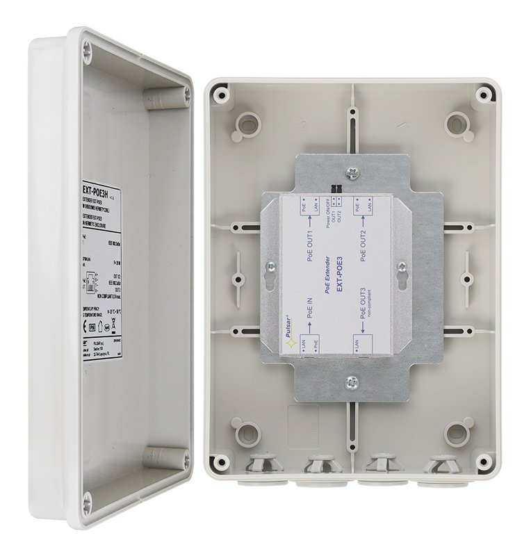 PULSAR extender  με κυτίο, PoE, IP56 5776
