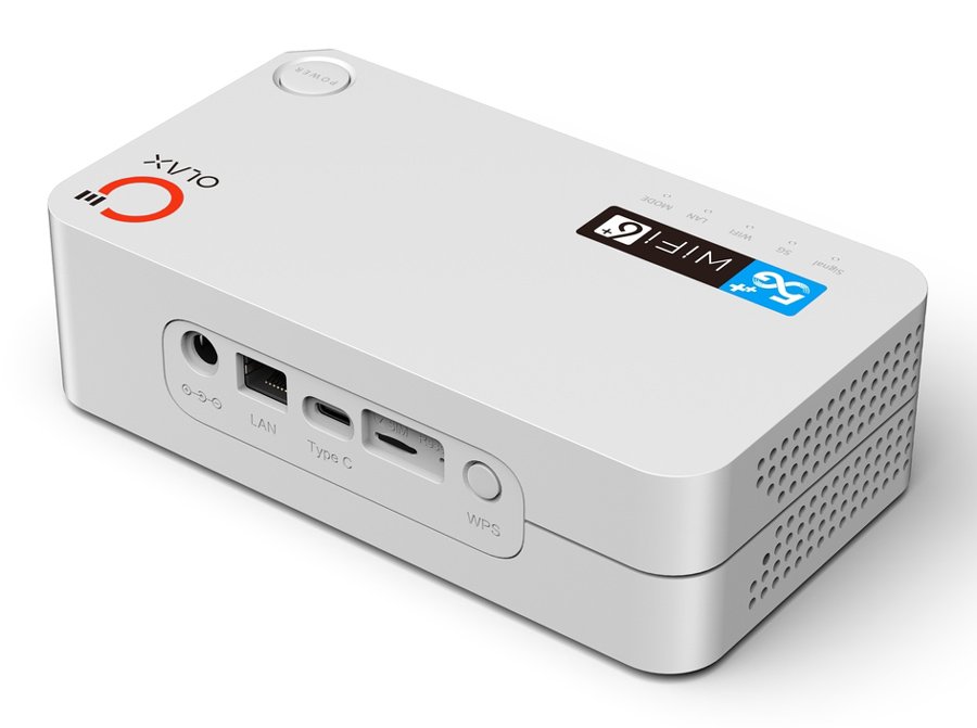 router 5G LTE me LAN thyra, Wi-Fi 6, dual band, 4000mAh 6183 5G Router 3